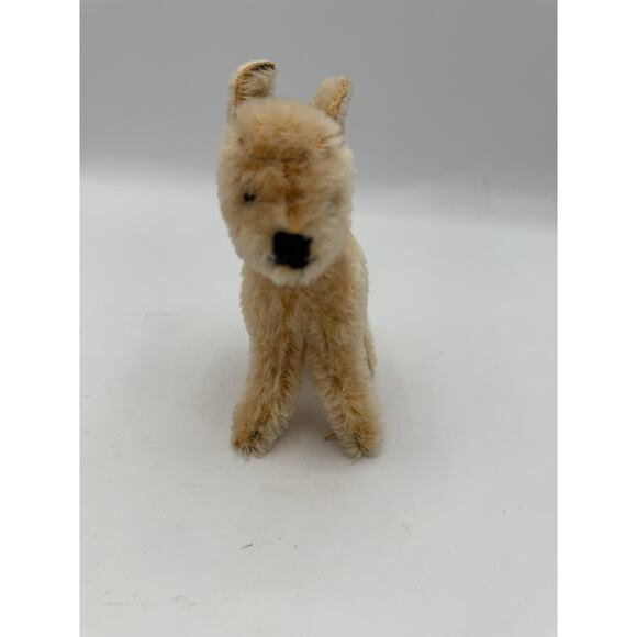 Vtg Steiff Animal Collectors Stuffed Animal Plush Toy 7" Fawn Mohair - Picture 3 of 7